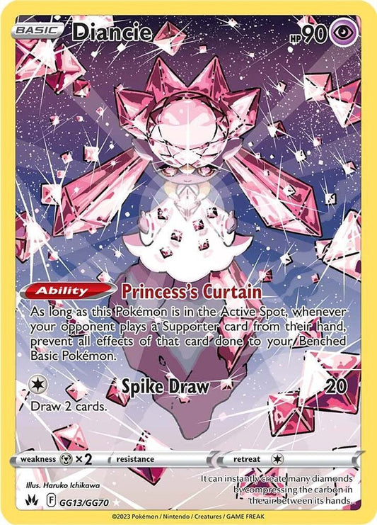 Diancie - SWSH: Crown Zenith: Galarian Gallery (CRZ:GG)