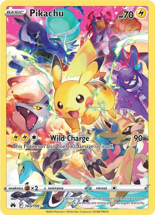 Pikachu (Secret) - SWSH: Crown Zenith (CRZ) [LP]