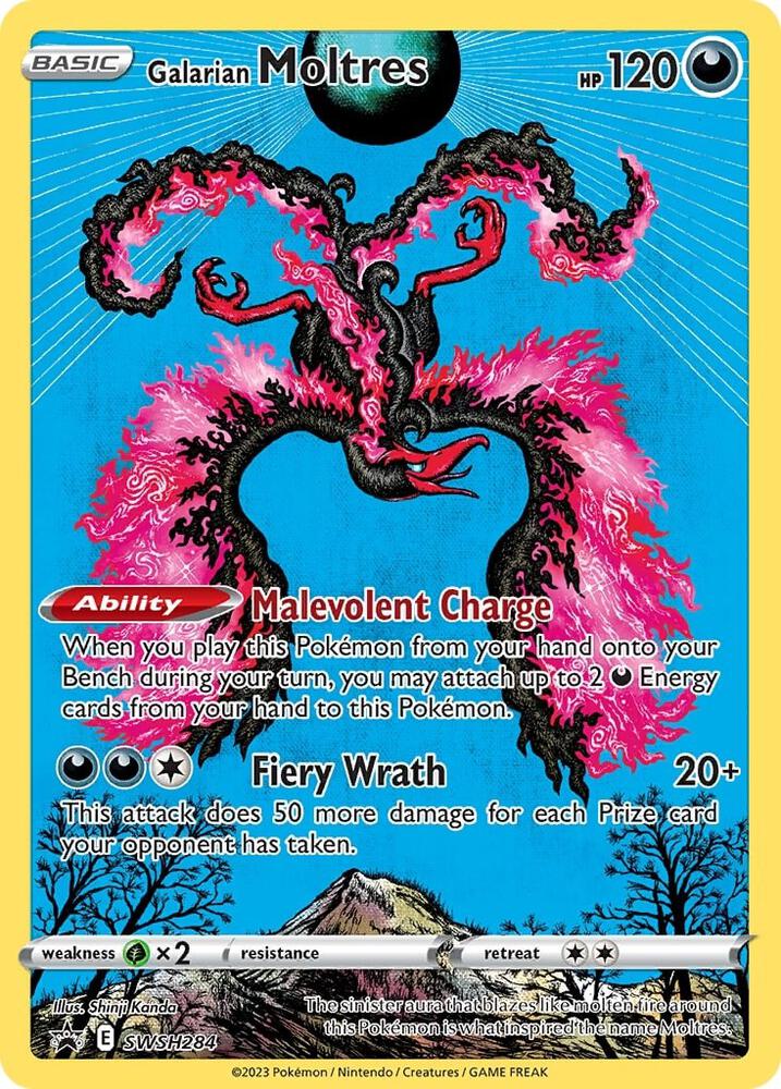 Galarian Moltres - SWSH284 - SWSH: Sword & Shield Promo Cards (SWSD)