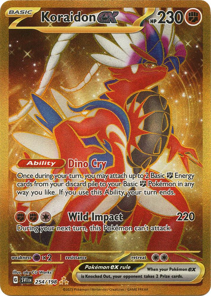 Koraidon ex - 254/198 - SV01: Scarlet & Violet Base Set (SVI)