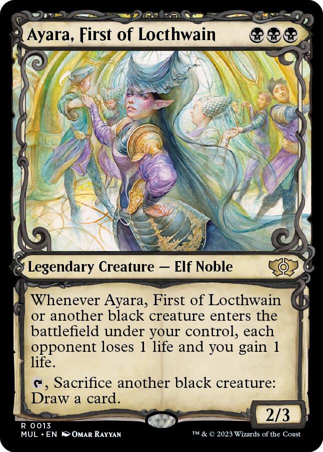 Ayara, First of Locthwain - March of the Machine: Multiverse Legends (MUL) [Foil]