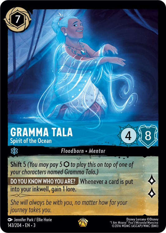 Gramma Tala - Spirit of the Ocean - Cold Foil - 143/204
