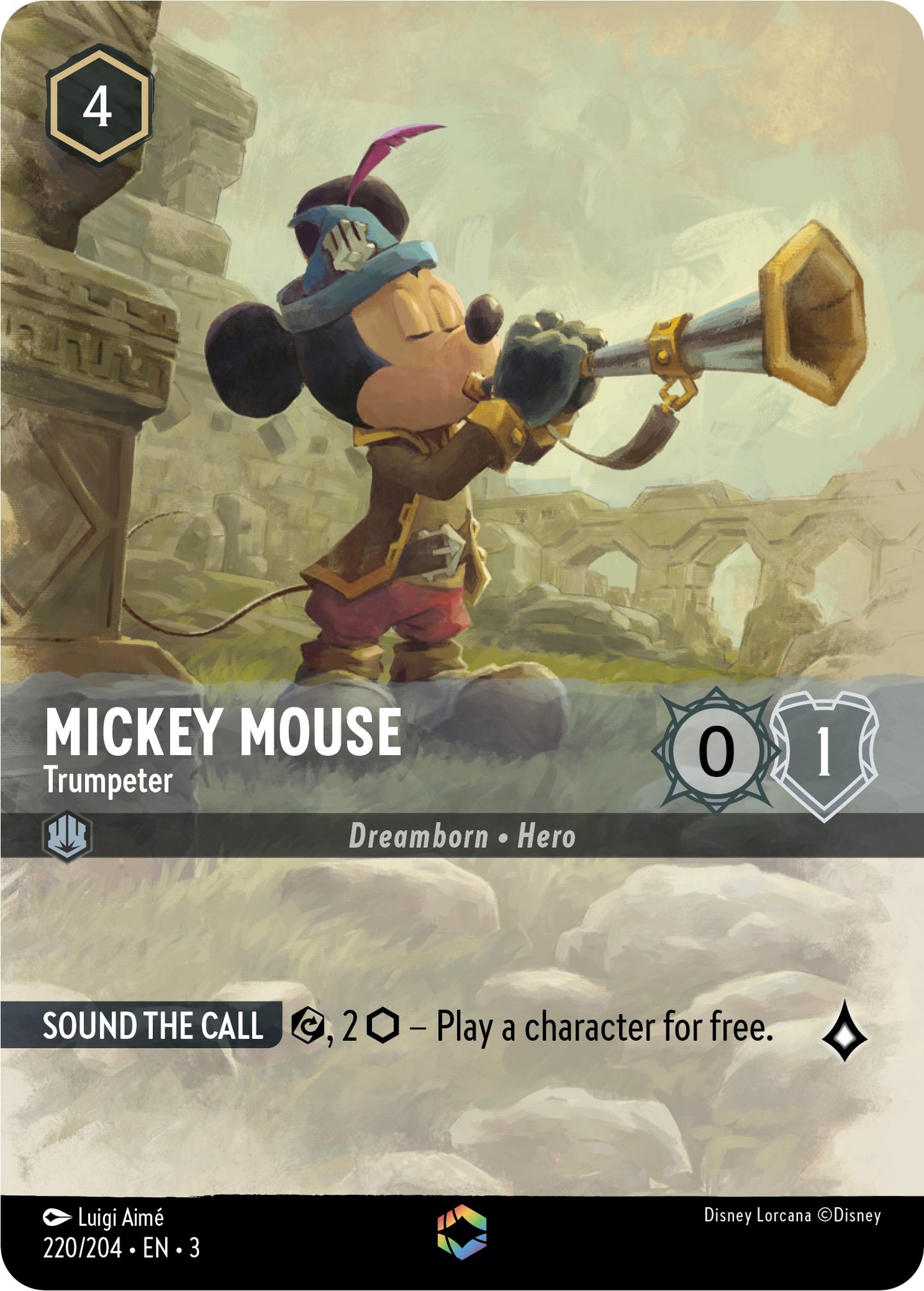 Mickey Mouse - Trumpeter (Enchanted) [3 - 220/204]