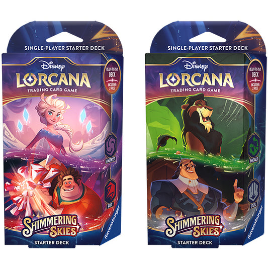 Disney Lorcana: Shimmering Skies Starter Deck [Emerald/Steel]