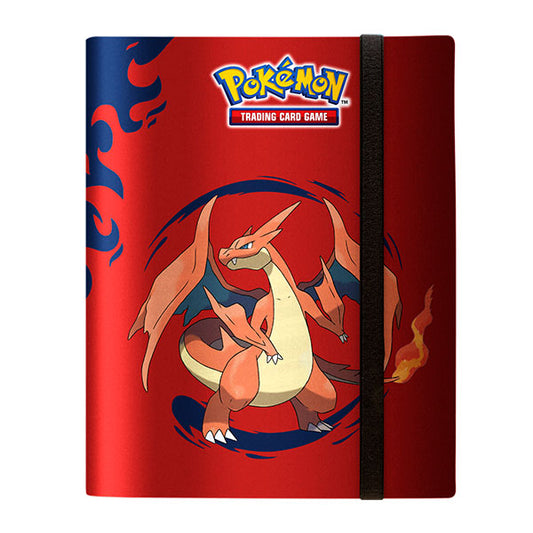 Binder: PRO 9-Pocket Pokemon- Mega Charizard X and Mega Charizard Y