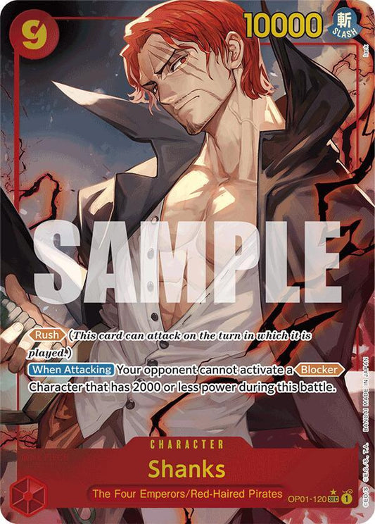 Shanks (OP01-120) (Alternate Art) - Premium Booster -The Best- (PRB-01)