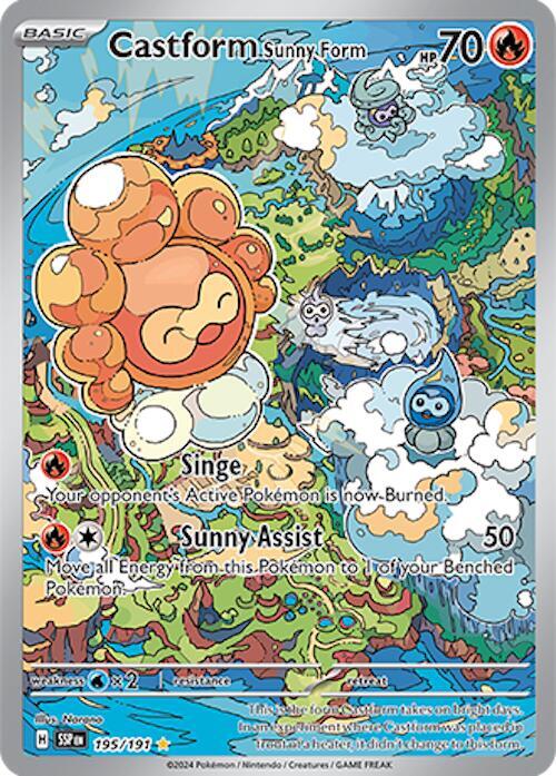 Castform Sunny Form - 195/191 [SSP - 195/191]