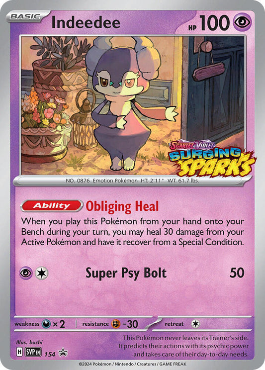 Indeedee - 154 - SV: Scarlet & Violet Promo Cards (SVP)