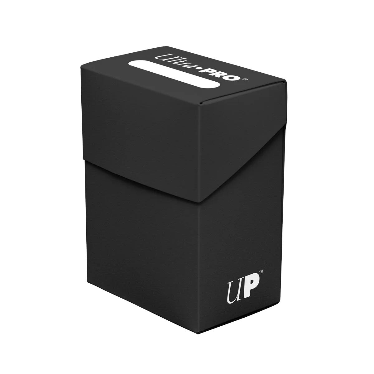 Solid Color Deck Box - Black (No Front Logo)