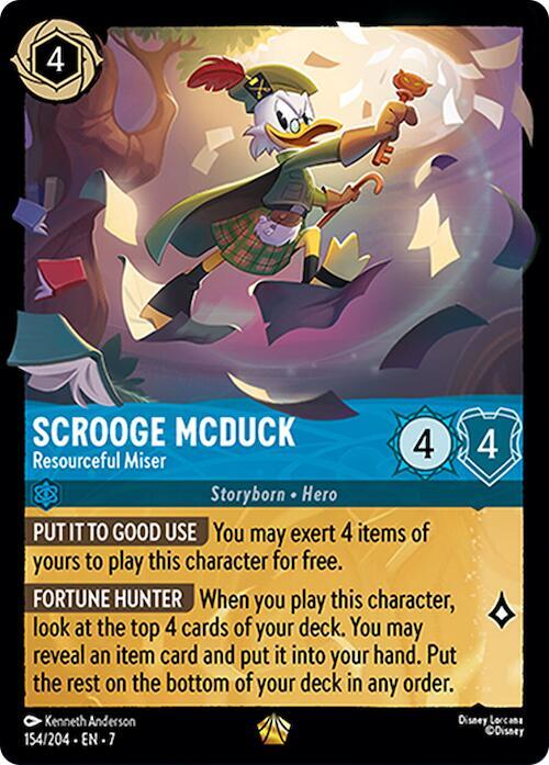 Scrooge McDuck - Resourceful Miser - Archazia's Island (7) - Cold Foil