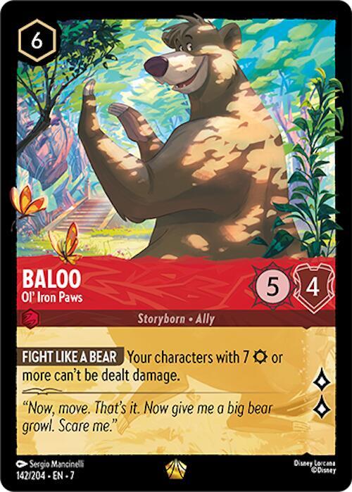 Baloo - Ol' Iron Paws - Cold Foil
