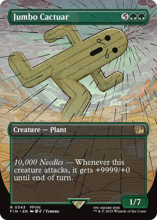 Jumbo Cactuar (Borderless) - FINAL FANTASY (FIN)