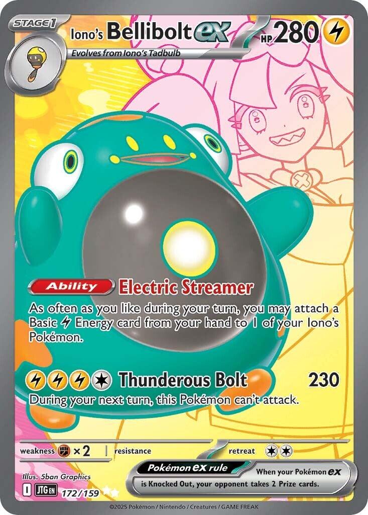 Iono's Bellibolt ex - 172/159 [JTG - 172/159]