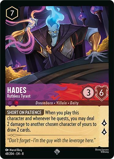 Hades - Ruthless Tyrant - Reign of Jafar (8) - Cold Foil