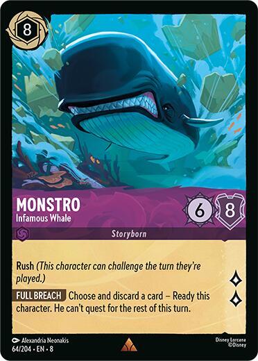 Monstro - Infamous Whale - Reign of Jafar (8) - Cold Foil
