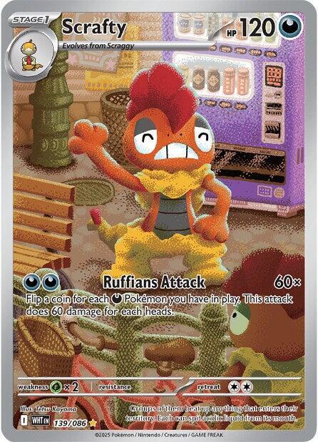 Scrafty - 139/086 - SV: White Flare (WHT)