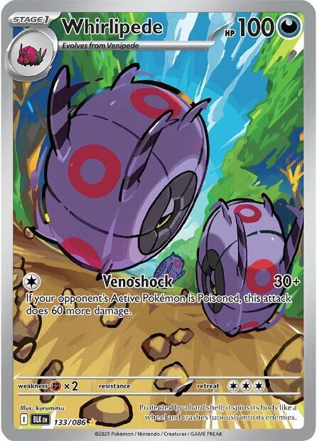 Whirlipede - 133/086 - SV: Black Bolt (BLK)