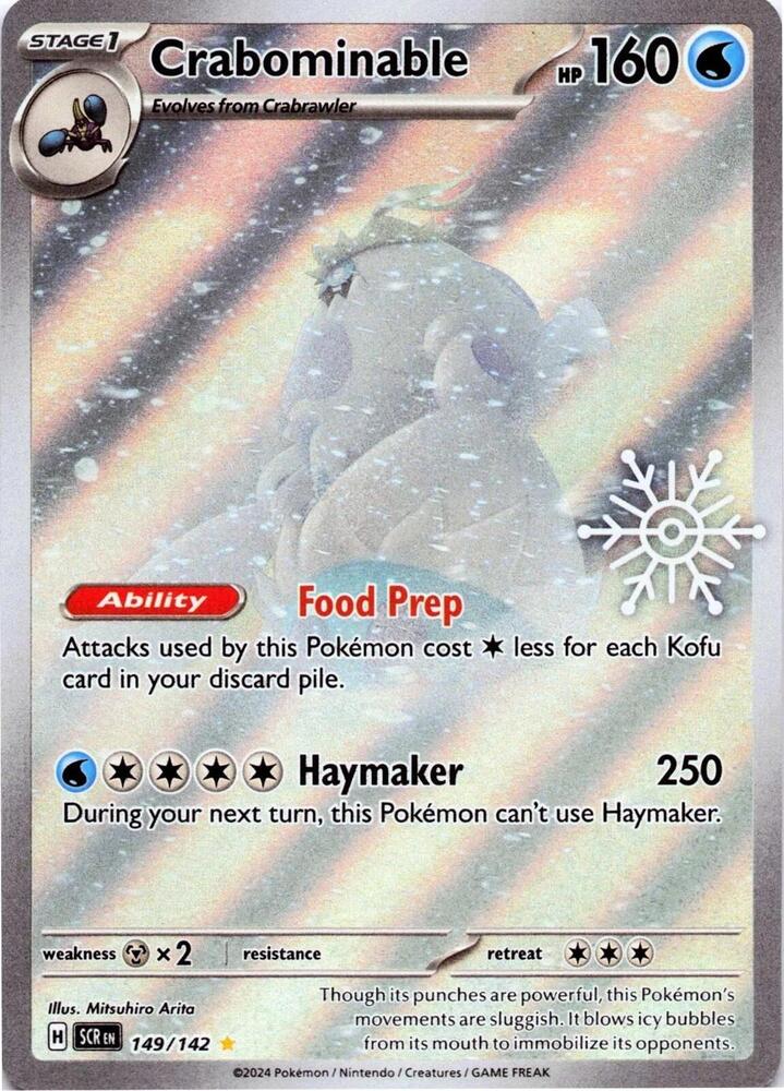 Crabominable - 149/142 (Holiday Calendar) - Miscellaneous Cards & Products (MCAP) [SEALED]