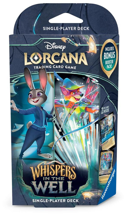 Disney Lorcana: Whispers in the Well Starter Deck (Sapphire & Steel) [CH10]