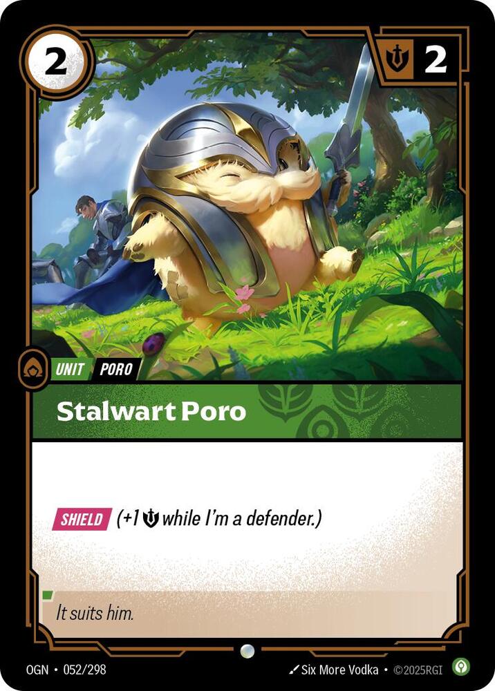 Stalwart Poro - Riftbound Organized Play Promotional Cards (OPP)