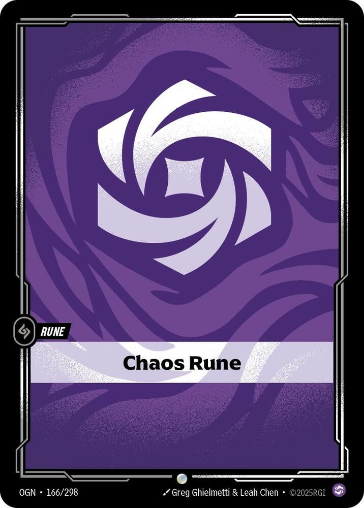 Chaos Rune - Riftbound Organized Play Promotional Cards (OPP)