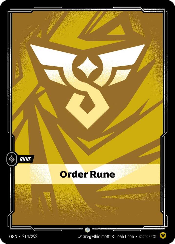 Order Rune - Riftbound Organized Play Promotional Cards (OPP)