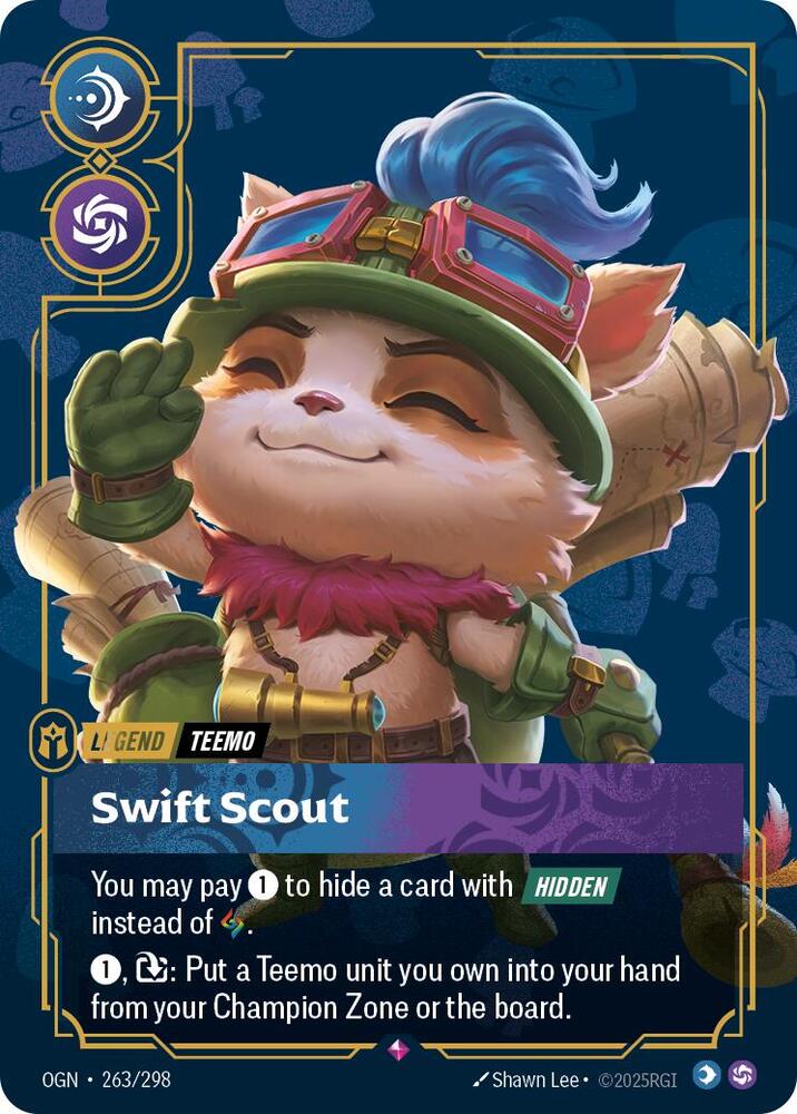 Teemo - Swift Scout - Riftbound Organized Play Promotional Cards (OPP)