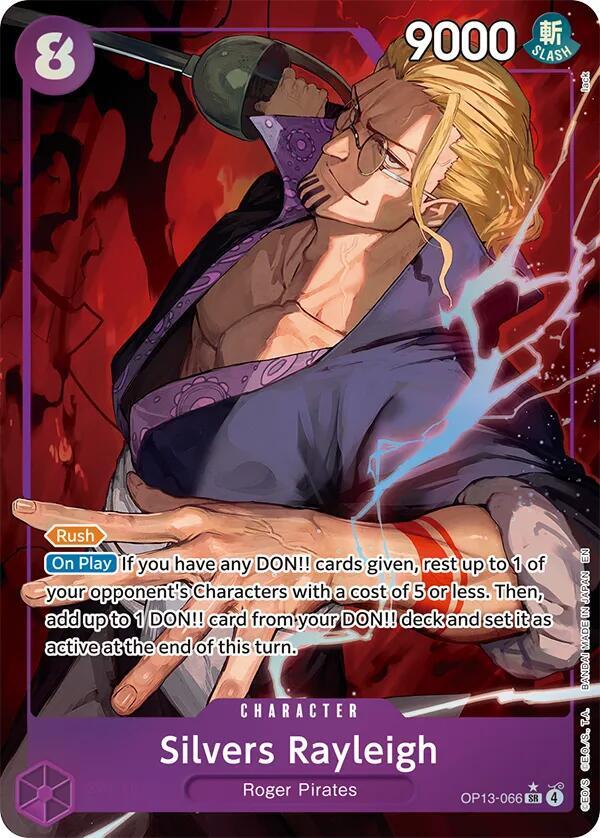 Silvers Rayleigh (Alternate Art) - Carrying On His Will (OP13)