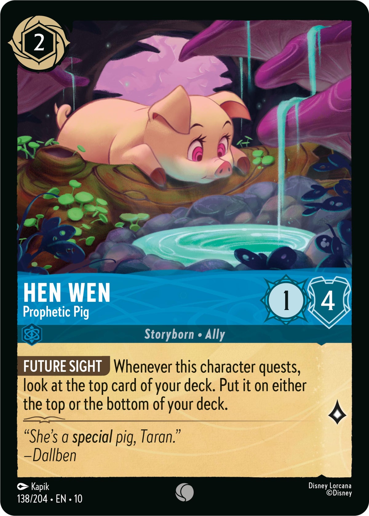 Hen Wen - Prophetic Pig