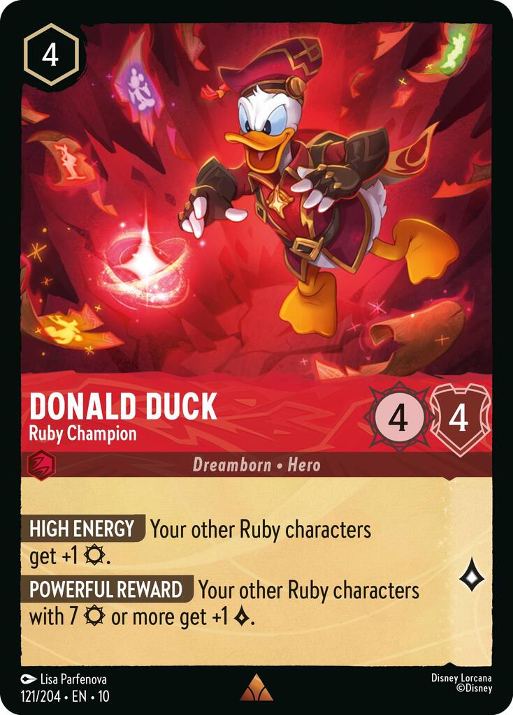 Donald Duck - Ruby Champion