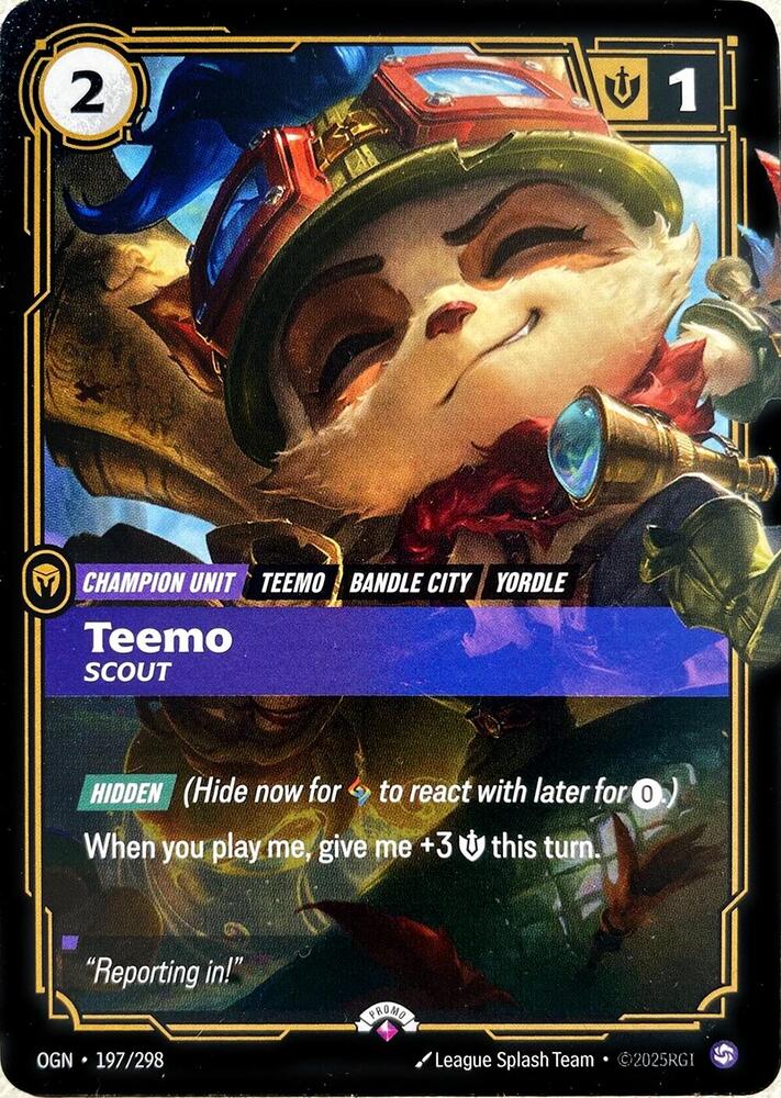 Teemo - Scout - Riftbound Promotional Cards (PR)
