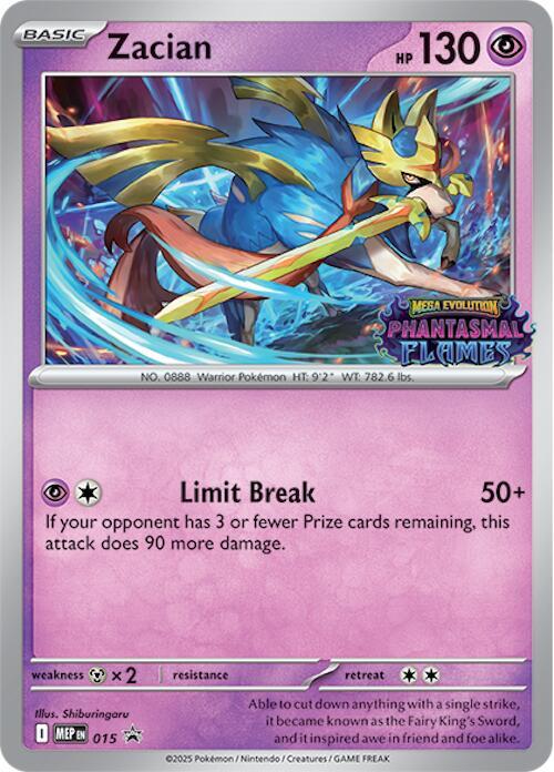 Zacian - 015 - ME: Mega Evolution Promo (MEP) [HOLOFOIL]