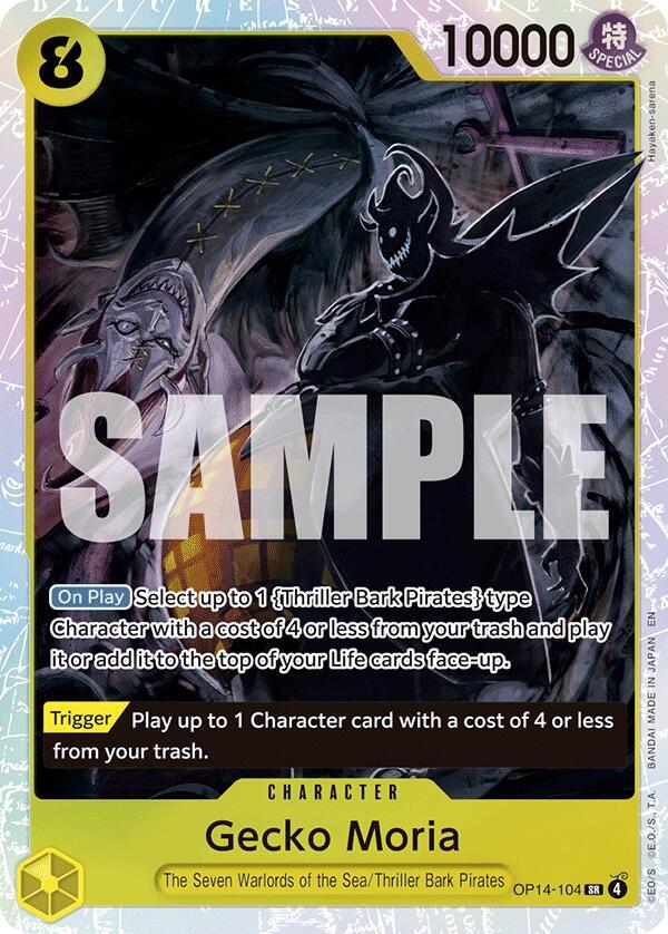 Gecko Moria - OP14-104 - The Azure Sea's Seven (OP14)