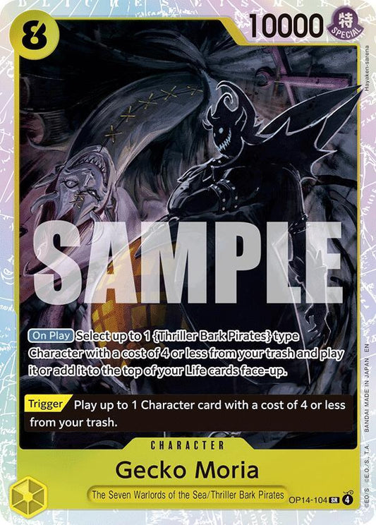 Gecko Moria - OP14-104 - The Azure Sea's Seven (OP14)