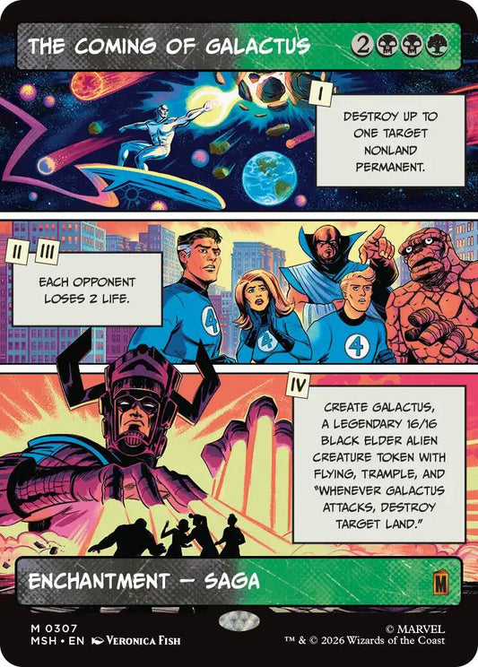 The Coming of Galactus (Borderless) [MSH - 307]