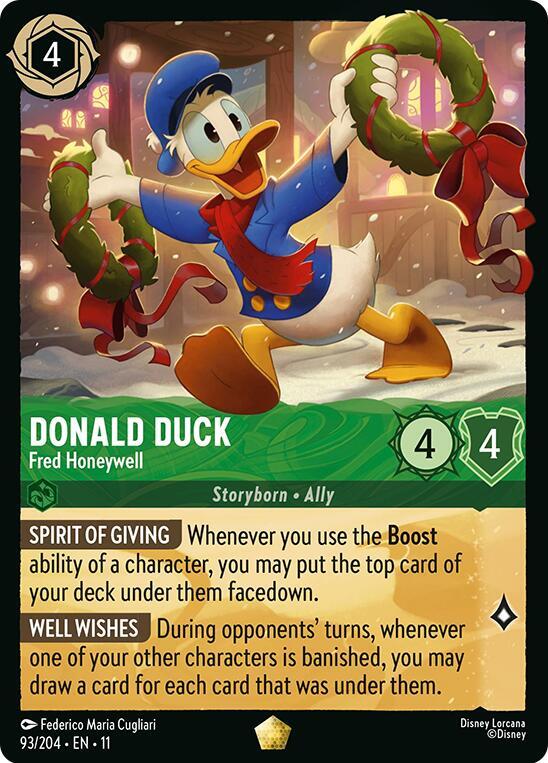 Donald Duck - Fred Honeywell - Winterspell (11) [Cold Foil]