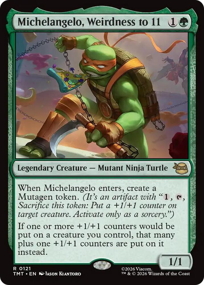 Michelangelo, Weirdness to 11 - Teenage Mutant Ninja Turtles (TMT)