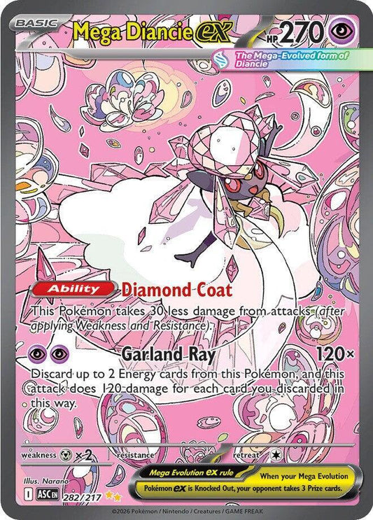 Mega Diancie ex - 282/217 - ME: Ascended Heroes (ASC)