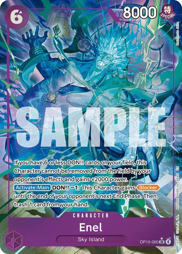 Enel (OP15-060) (Alternate Art) - Adventure on Kami's Island (OP15-EB04)