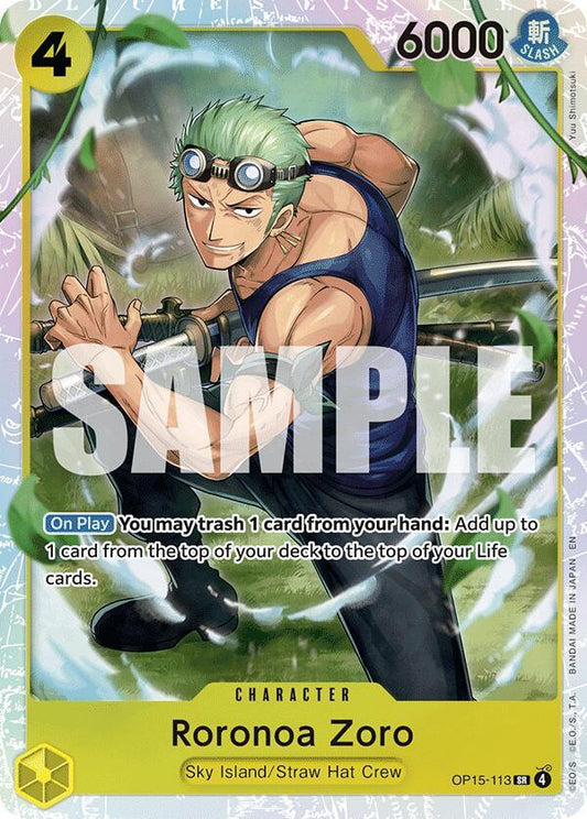 Roronoa Zoro (OP15-113) - Adventure on Kami's Island (OP15-EB04)