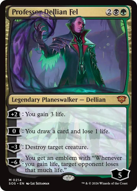 Professor Dellian Fel - Secrets of Strixhaven (SOS) [Foil]