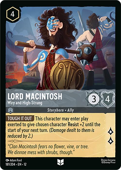 Lord Macintosh - Wiry and High-Strung