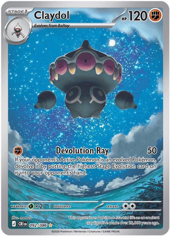 Claydol - 092/086 [CRI - 092/086]