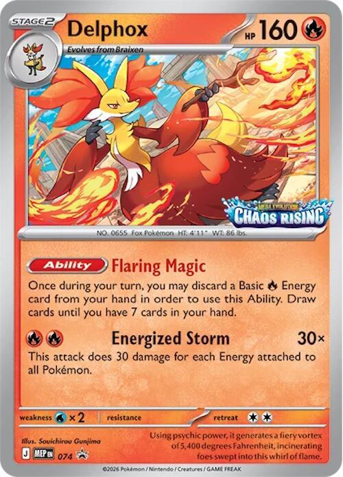 Delphox - 074 - ME: Mega Evolution Promo (MEP)