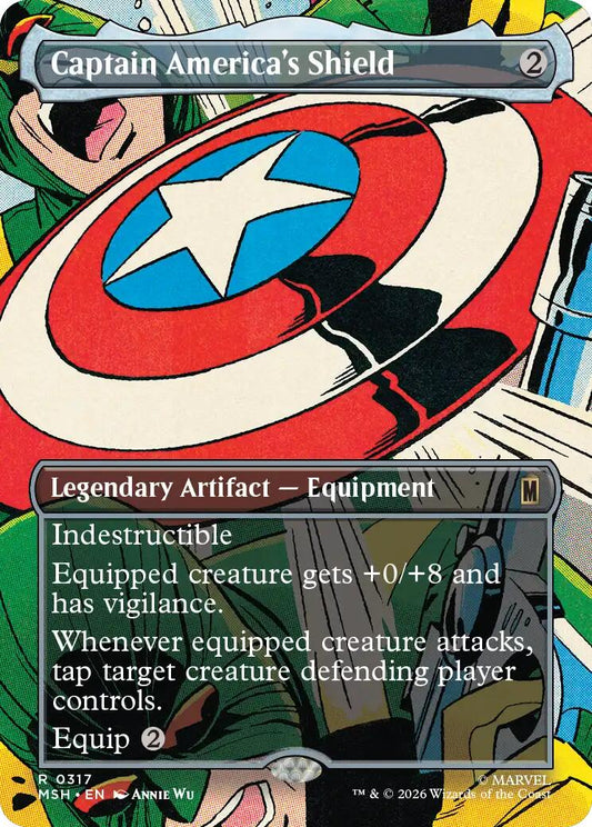 Captain America's Shield (Borderless) (0317) [MSH - 317]