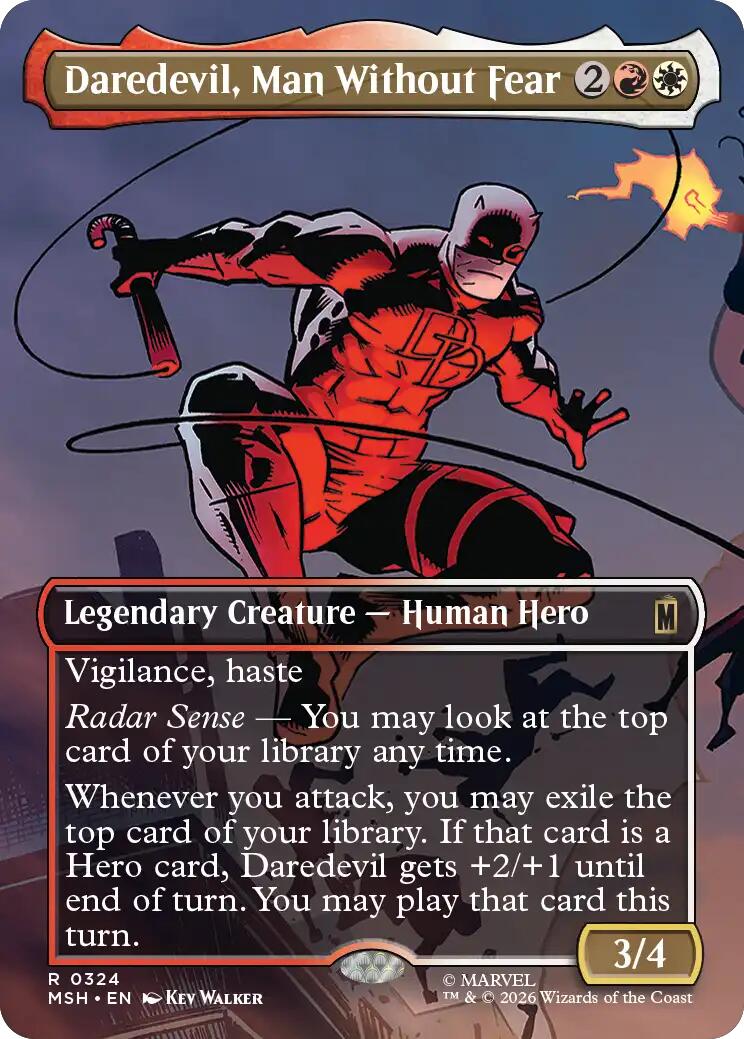 Daredevil, Man Without Fear (Borderless) (0324) [MSH - 324]