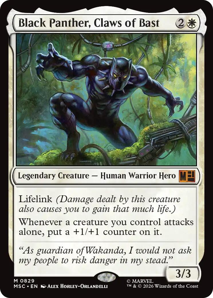 Black Panther, Claws of Bast [MSC - 829]