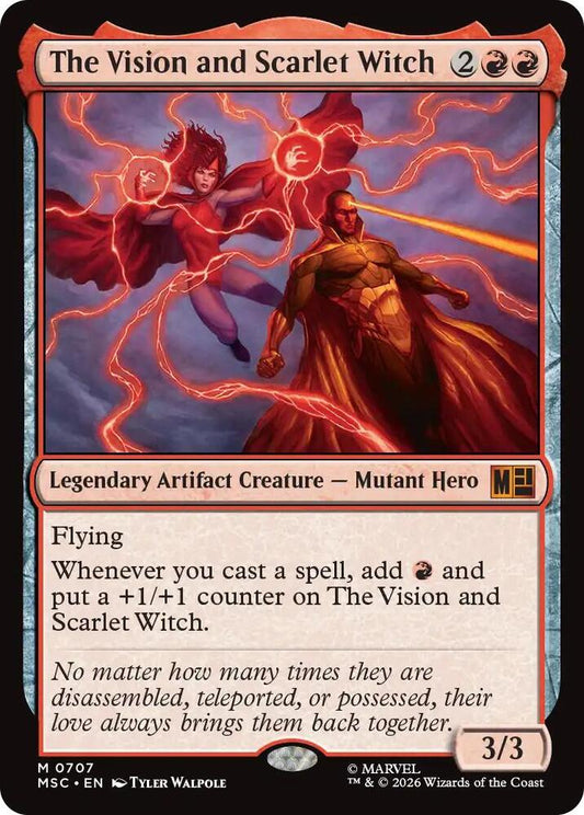 The Vision and Scarlet Witch - Commander: Marvel Super Heroes (MSC) [FOIL]