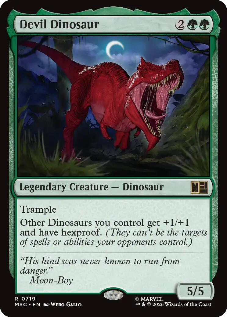 Devil Dinosaur [MSC - 719]