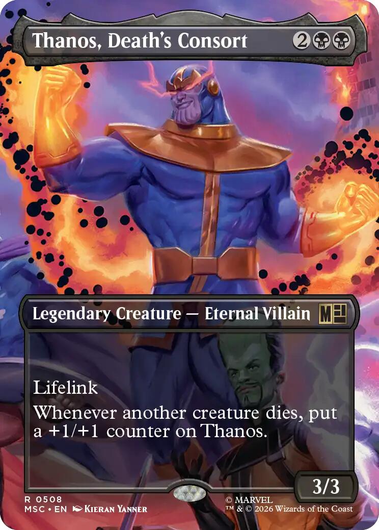 Thanos, Death's Consort (Borderless) [MSC - 508]